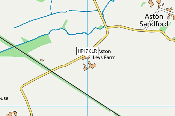 HP17 8LR map - OS VectorMap District (Ordnance Survey)