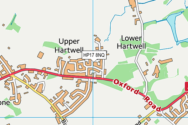 HP17 8NQ map - OS VectorMap District (Ordnance Survey)