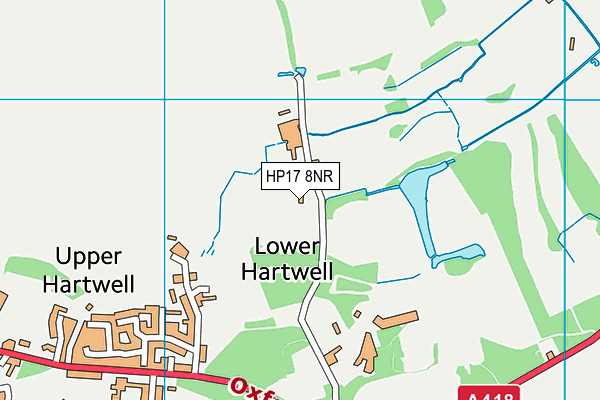 HP17 8NR map - OS VectorMap District (Ordnance Survey)