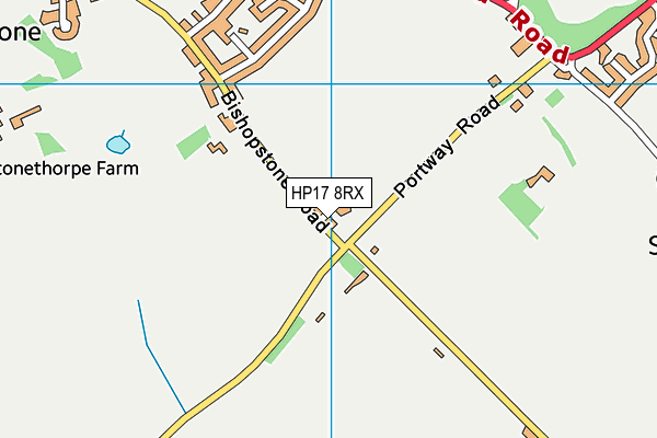 HP17 8RX map - OS VectorMap District (Ordnance Survey)