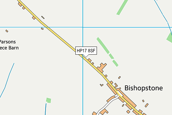 HP17 8SF map - OS VectorMap District (Ordnance Survey)
