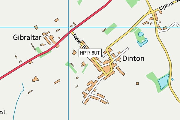 HP17 8UT map - OS VectorMap District (Ordnance Survey)