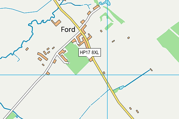 HP17 8XL map - OS VectorMap District (Ordnance Survey)