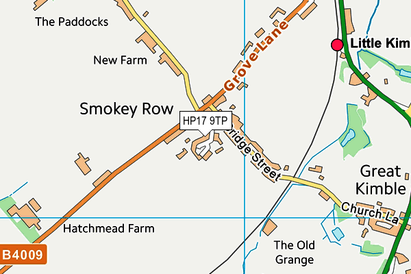 HP17 9TP map - OS VectorMap District (Ordnance Survey)