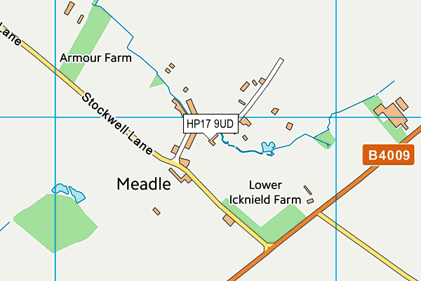 HP17 9UD map - OS VectorMap District (Ordnance Survey)