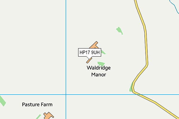 HP17 9UH map - OS VectorMap District (Ordnance Survey)