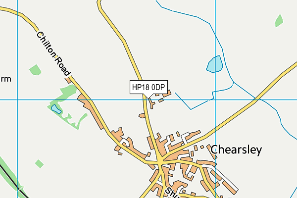 HP18 0DP map - OS VectorMap District (Ordnance Survey)