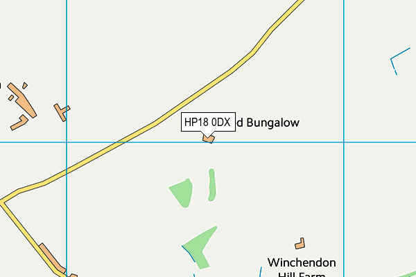 HP18 0DX map - OS VectorMap District (Ordnance Survey)