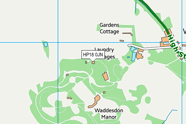 HP18 0JN map - OS VectorMap District (Ordnance Survey)