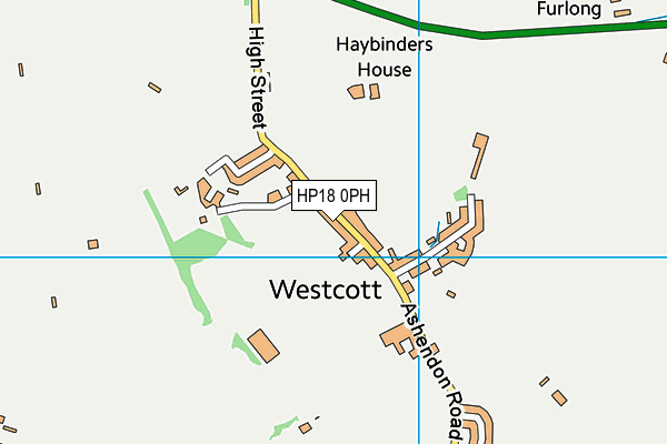 Westcott Church of England School map (HP18 0PH) - OS VectorMap District (Ordnance Survey)