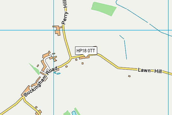 HP18 0TT map - OS VectorMap District (Ordnance Survey)