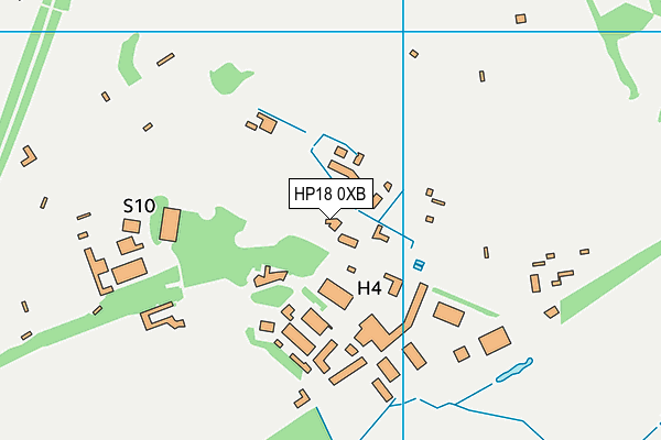 HP18 0XB map - OS VectorMap District (Ordnance Survey)