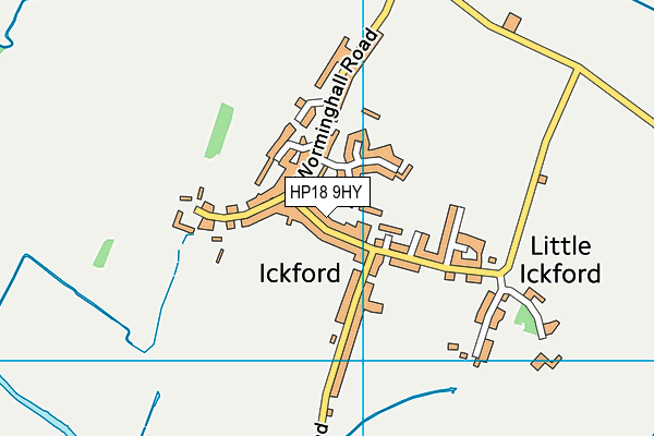Map of ICKFORD CONVENIENCE STORES LTD at district scale