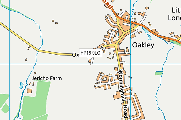 HP18 9LQ map - OS VectorMap District (Ordnance Survey)