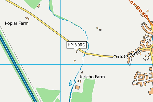 HP18 9RG map - OS VectorMap District (Ordnance Survey)