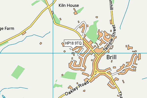 HP18 9TQ map - OS VectorMap District (Ordnance Survey)