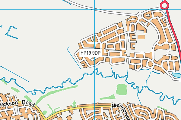 HP19 9DP map - OS VectorMap District (Ordnance Survey)