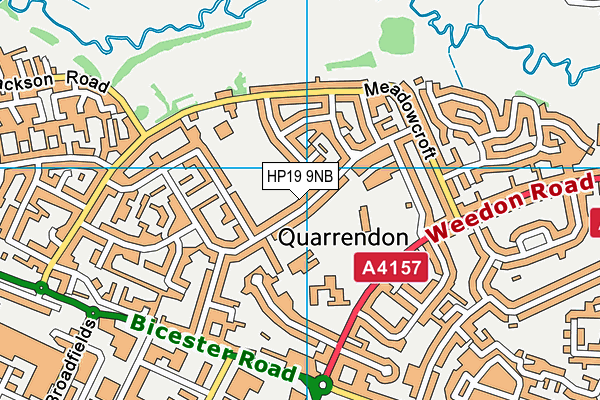 HP19 9NB map - OS VectorMap District (Ordnance Survey)