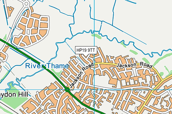 HP19 9TT map - OS VectorMap District (Ordnance Survey)