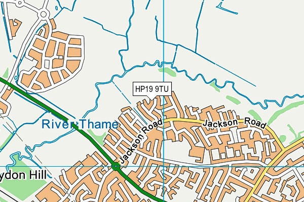 HP19 9TU map - OS VectorMap District (Ordnance Survey)