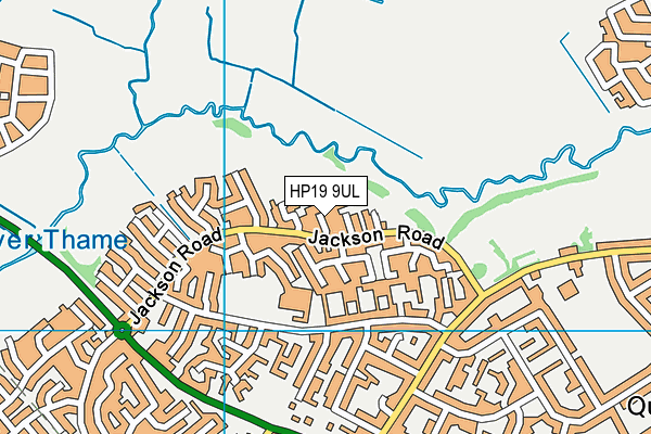HP19 9UL map - OS VectorMap District (Ordnance Survey)