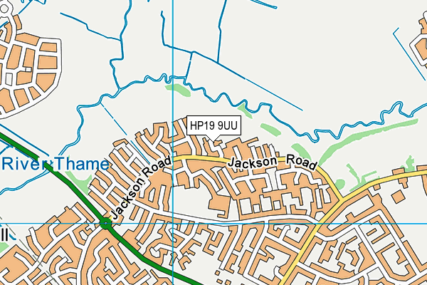 HP19 9UU map - OS VectorMap District (Ordnance Survey)