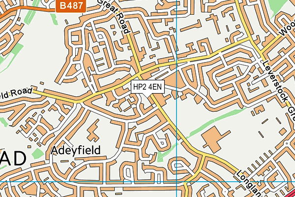 HP2 4EN map - OS VectorMap District (Ordnance Survey)