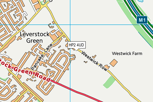 HP2 4UD map - OS VectorMap District (Ordnance Survey)