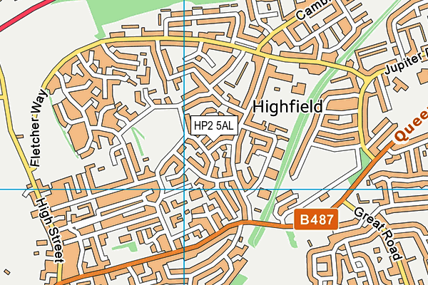 HP2 5AL map - OS VectorMap District (Ordnance Survey)