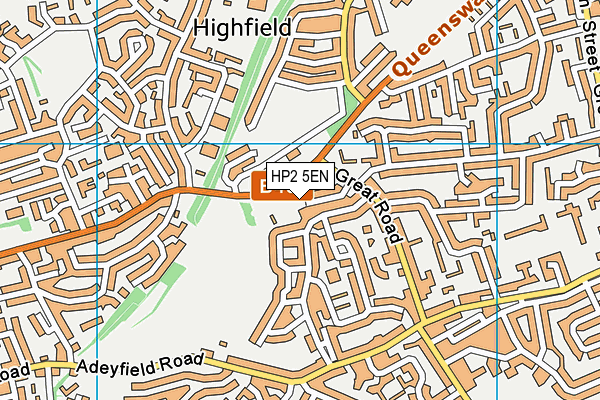 HP2 5EN map - OS VectorMap District (Ordnance Survey)