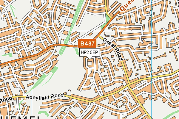 HP2 5EP map - OS VectorMap District (Ordnance Survey)