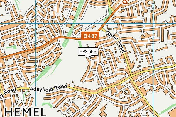 HP2 5ER map - OS VectorMap District (Ordnance Survey)