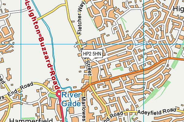 HP2 5HN map - OS VectorMap District (Ordnance Survey)