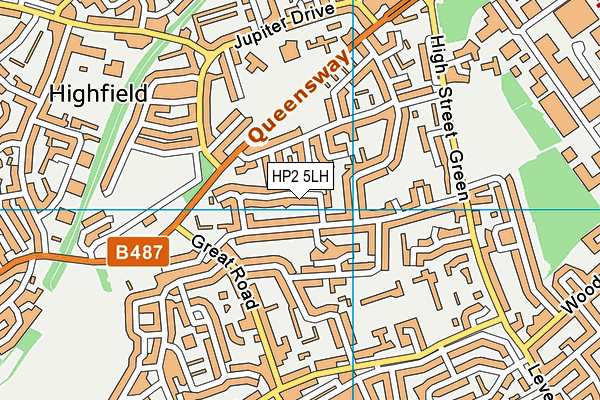 HP2 5LH map - OS VectorMap District (Ordnance Survey)