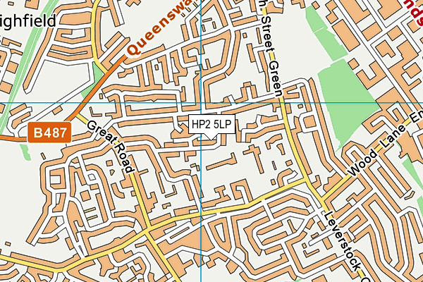 HP2 5LP map - OS VectorMap District (Ordnance Survey)