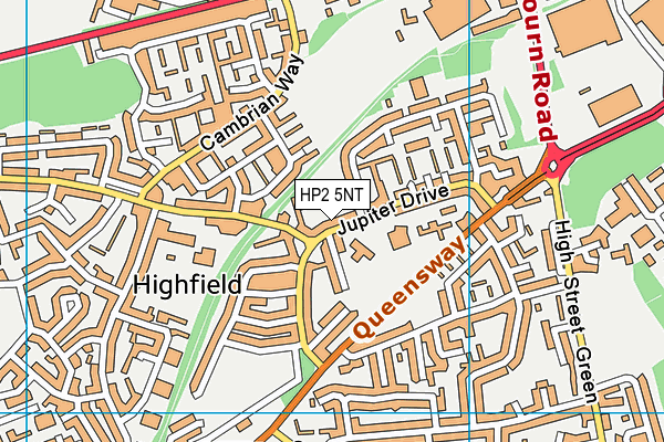 HP2 5NT map - OS VectorMap District (Ordnance Survey)