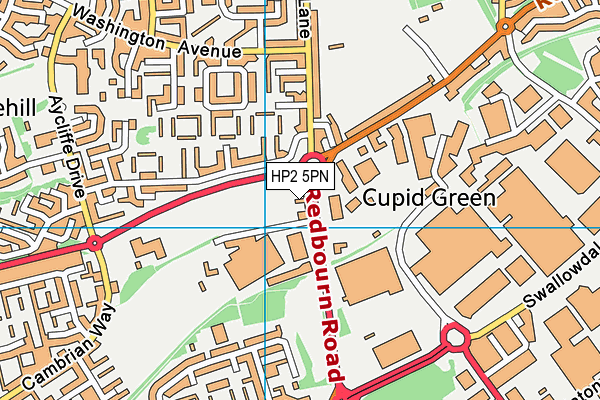 HP2 5PN map - OS VectorMap District (Ordnance Survey)