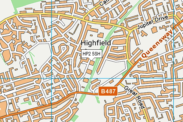 HP2 5SH map - OS VectorMap District (Ordnance Survey)
