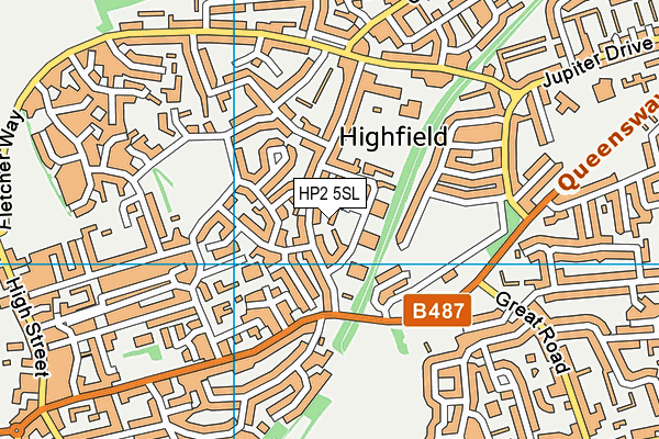 HP2 5SL map - OS VectorMap District (Ordnance Survey)