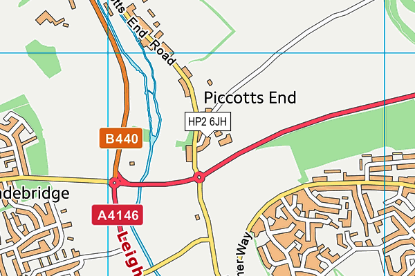 HP2 6JH map - OS VectorMap District (Ordnance Survey)