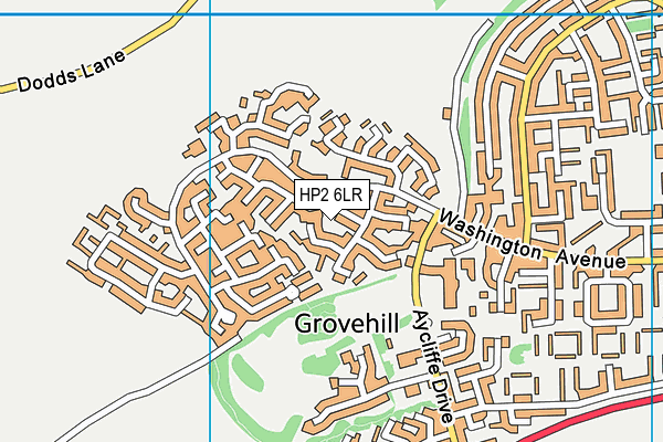 HP2 6LR map - OS VectorMap District (Ordnance Survey)