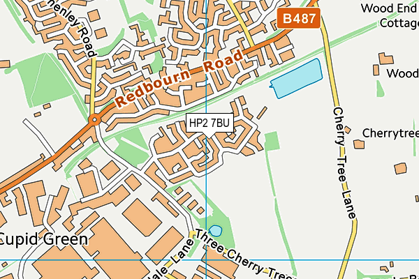 HP2 7BU map - OS VectorMap District (Ordnance Survey)