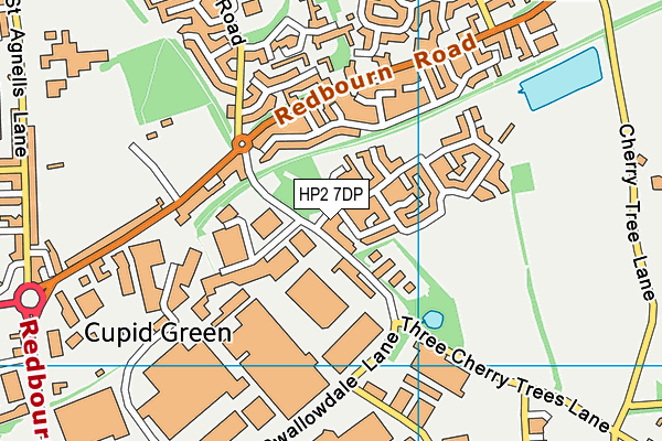 HP2 7DP map - OS VectorMap District (Ordnance Survey)