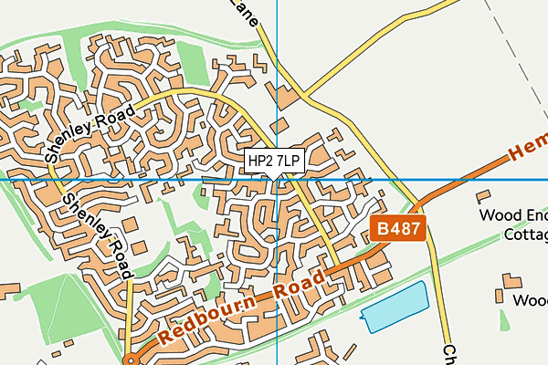 HP2 7LP map - OS VectorMap District (Ordnance Survey)