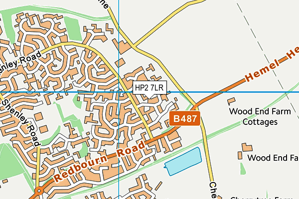HP2 7LR map - OS VectorMap District (Ordnance Survey)