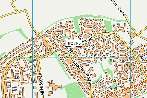 HP2 7NB map - OS VectorMap District (Ordnance Survey)