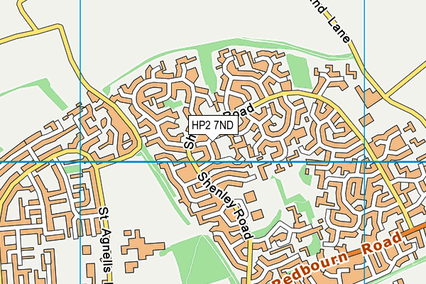 HP2 7ND map - OS VectorMap District (Ordnance Survey)