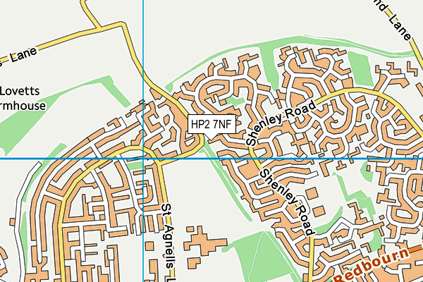 HP2 7NF map - OS VectorMap District (Ordnance Survey)
