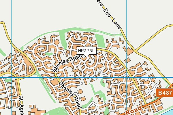 HP2 7NL map - OS VectorMap District (Ordnance Survey)