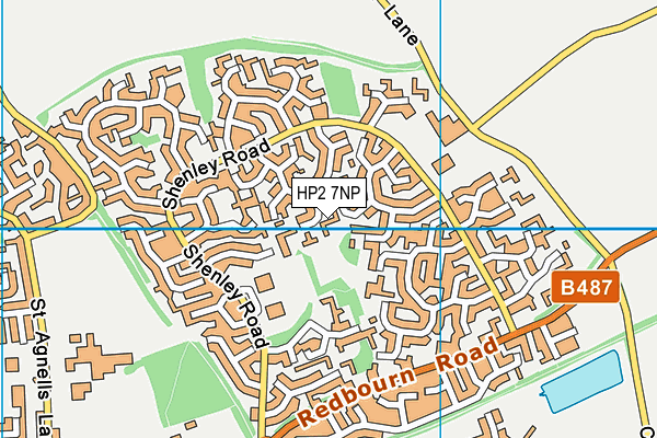 HP2 7NP map - OS VectorMap District (Ordnance Survey)